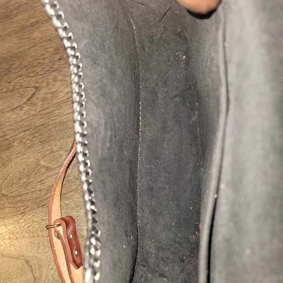 Vintage Maxine Boho Leather Crossbody bag – Rustic Brown Embossed & Hand -stitch - Picture 9 of 10